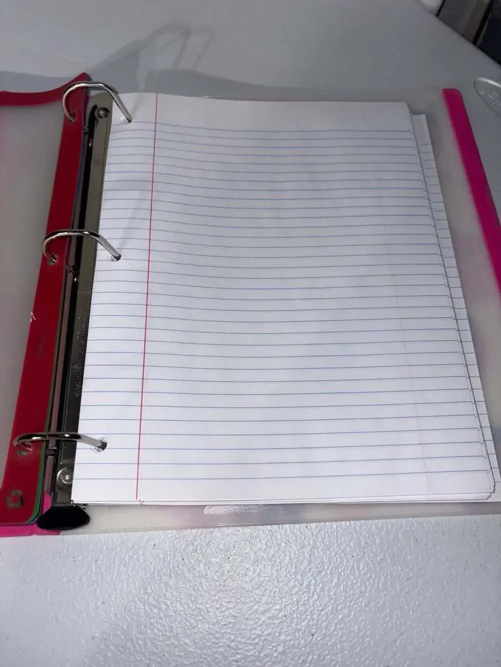 Staples 3-Ring Binder with Ladybug Pattern Cover